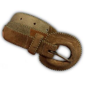 Suzi Roher Suede Designer Belt
